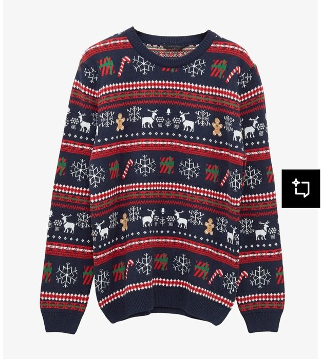 Чоловічий новорічний светр