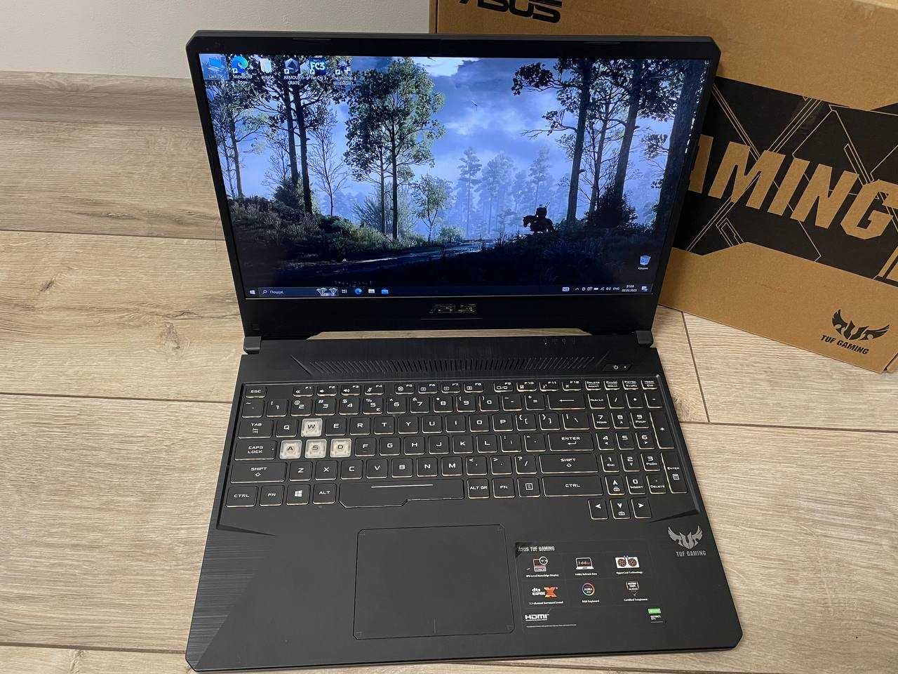 Ігровий ноутбук ASUS TUF GAMING FX505 RYZEN 5, GTX 1650 8/512 АКБ 58%