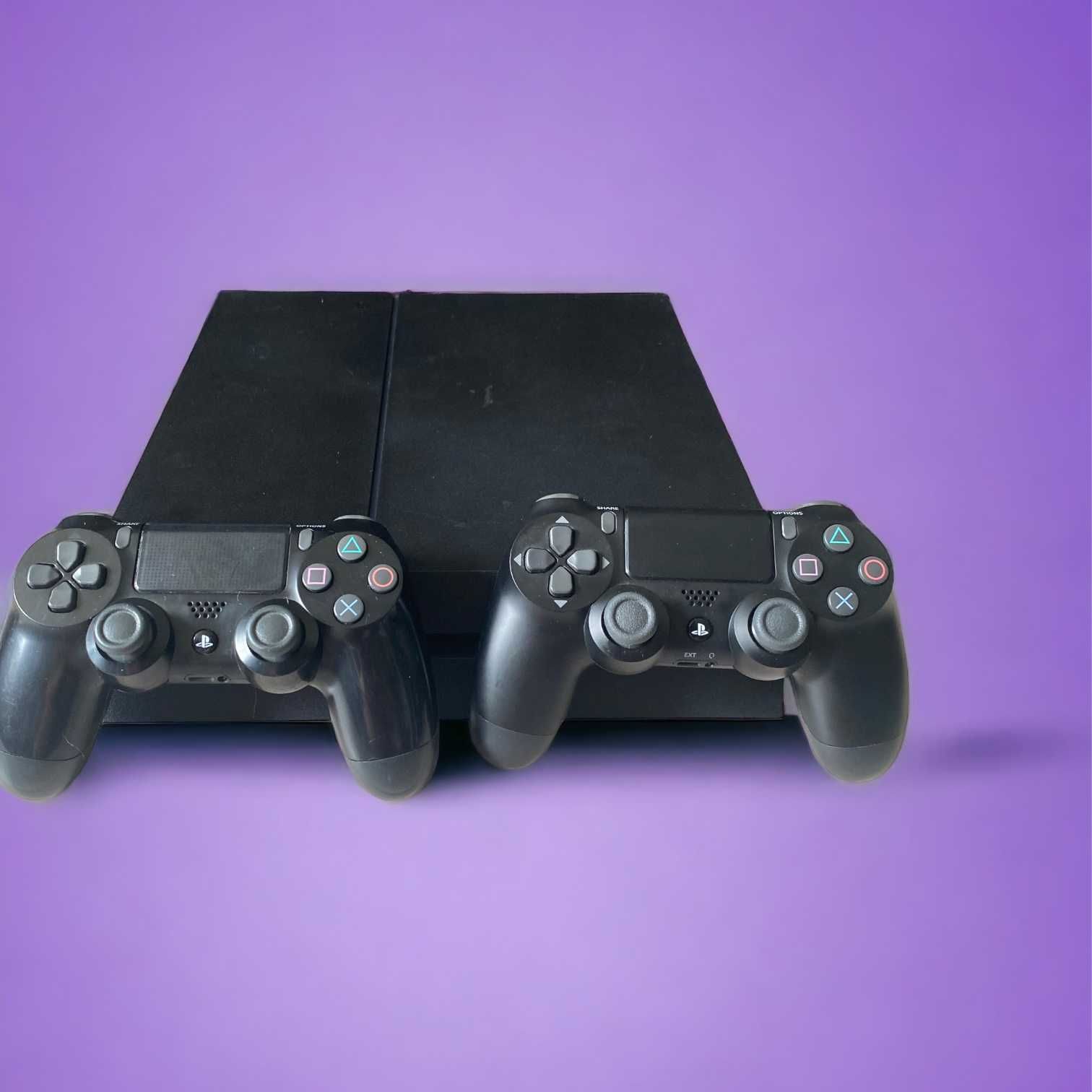Playstation 4 FAT 500 ГБ + 2 джойстики, гарантія, без переплат