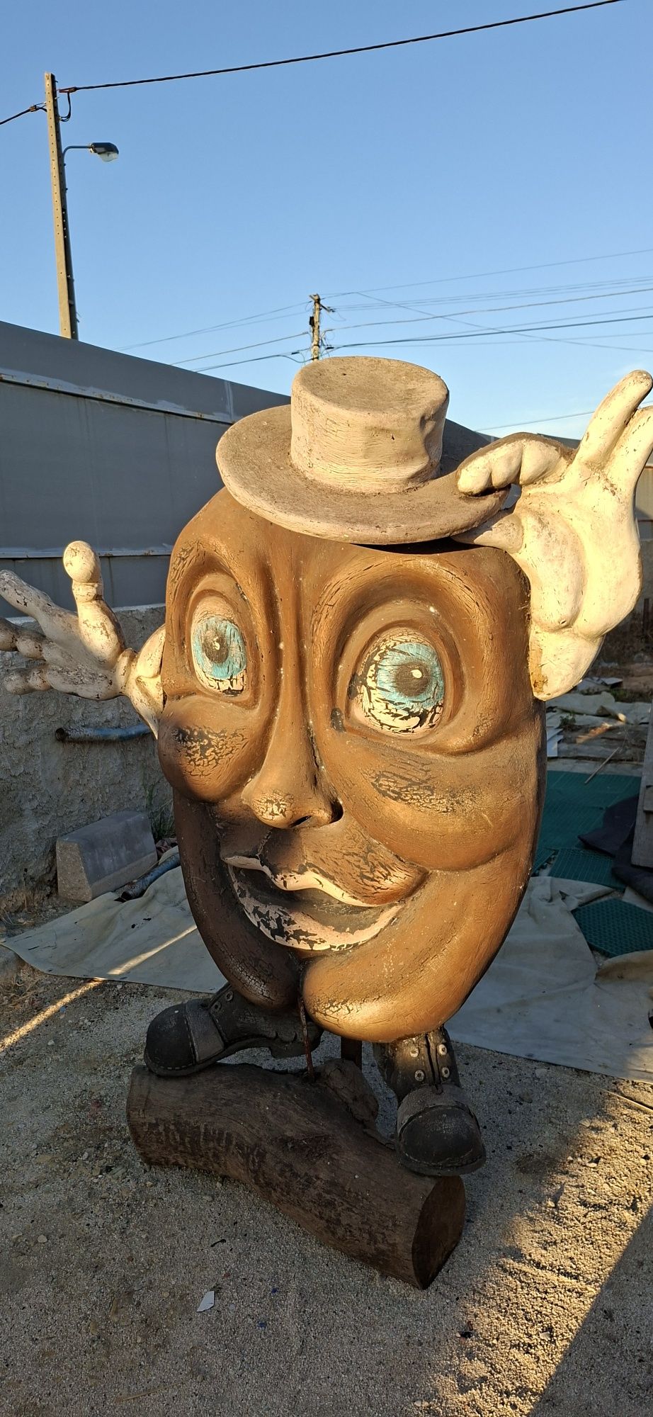 Boneco para eventos