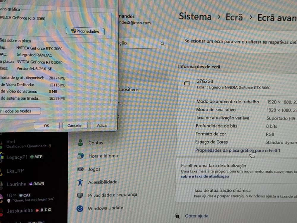 Pc gaming , caracteristicas nas fotos
