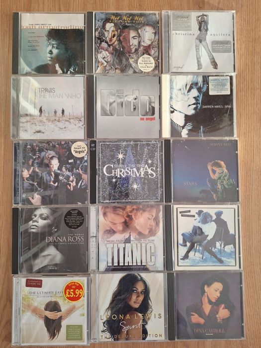 CDs pop rock e outros