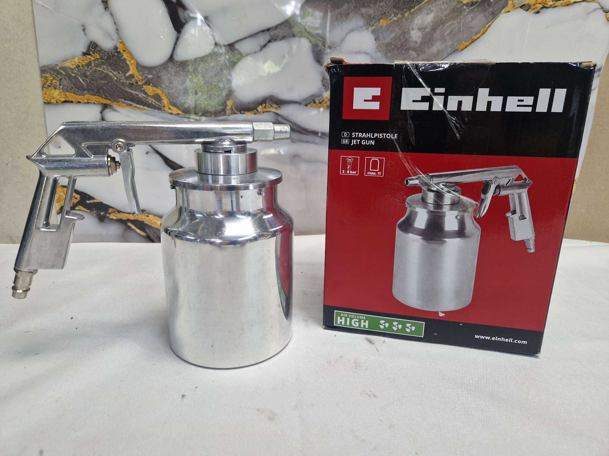 Einhell oryginalny pistolet natryskowy z pojemnikiem ssącym