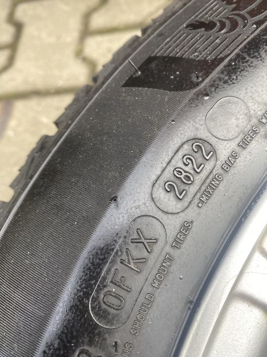 Felgi aluminiowe 5 x 112  z oponami zimowymi Audi , VW, Skoda