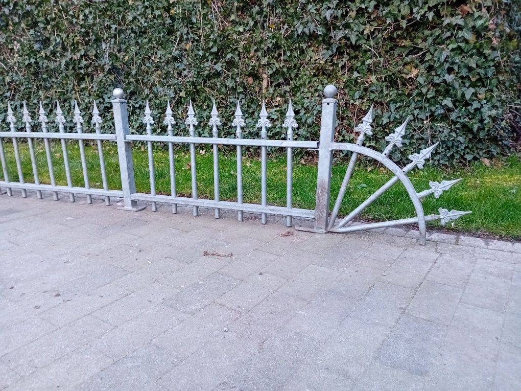 Przęsła ogrodzenie ozdobne, płotek