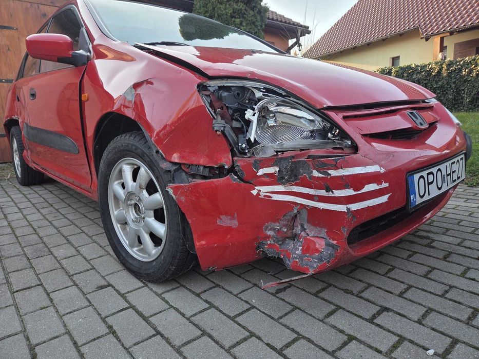 honda civic 7 2001rok po dzwonie