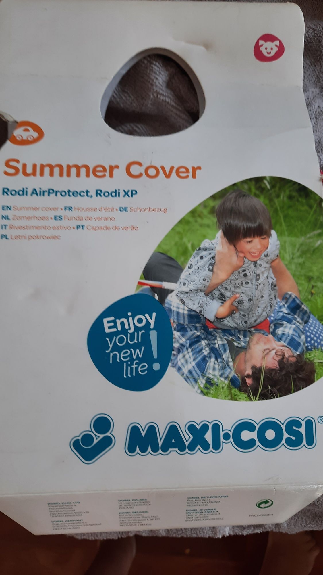 Pokrowiec letni nowy maxi cosi rodi summer cover grey