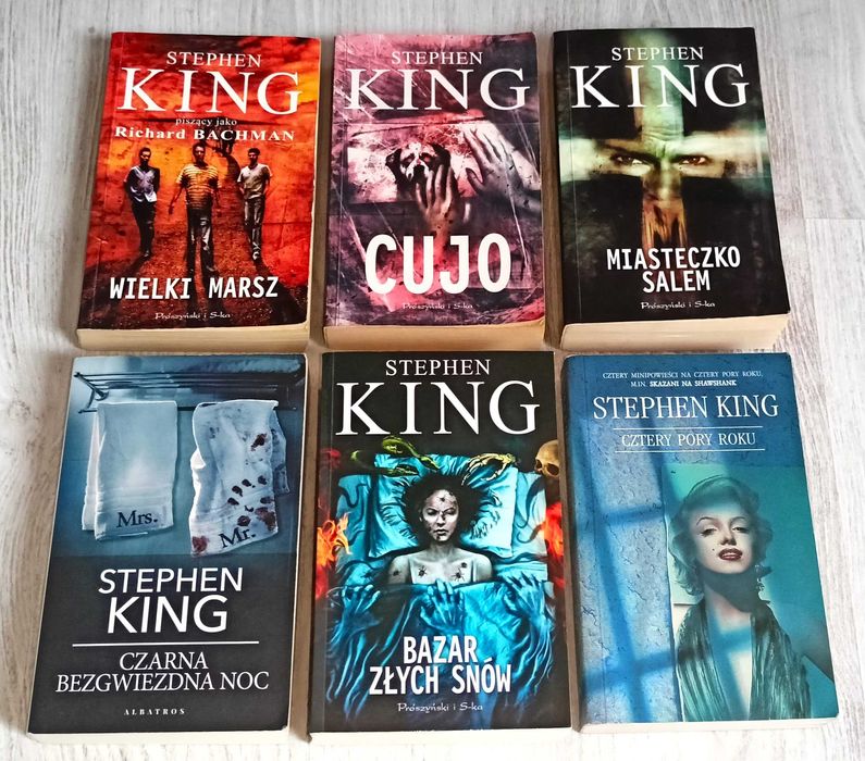 6x Stephen King Cztery pory roku Skazani na Shawshank Miasteczko Salem