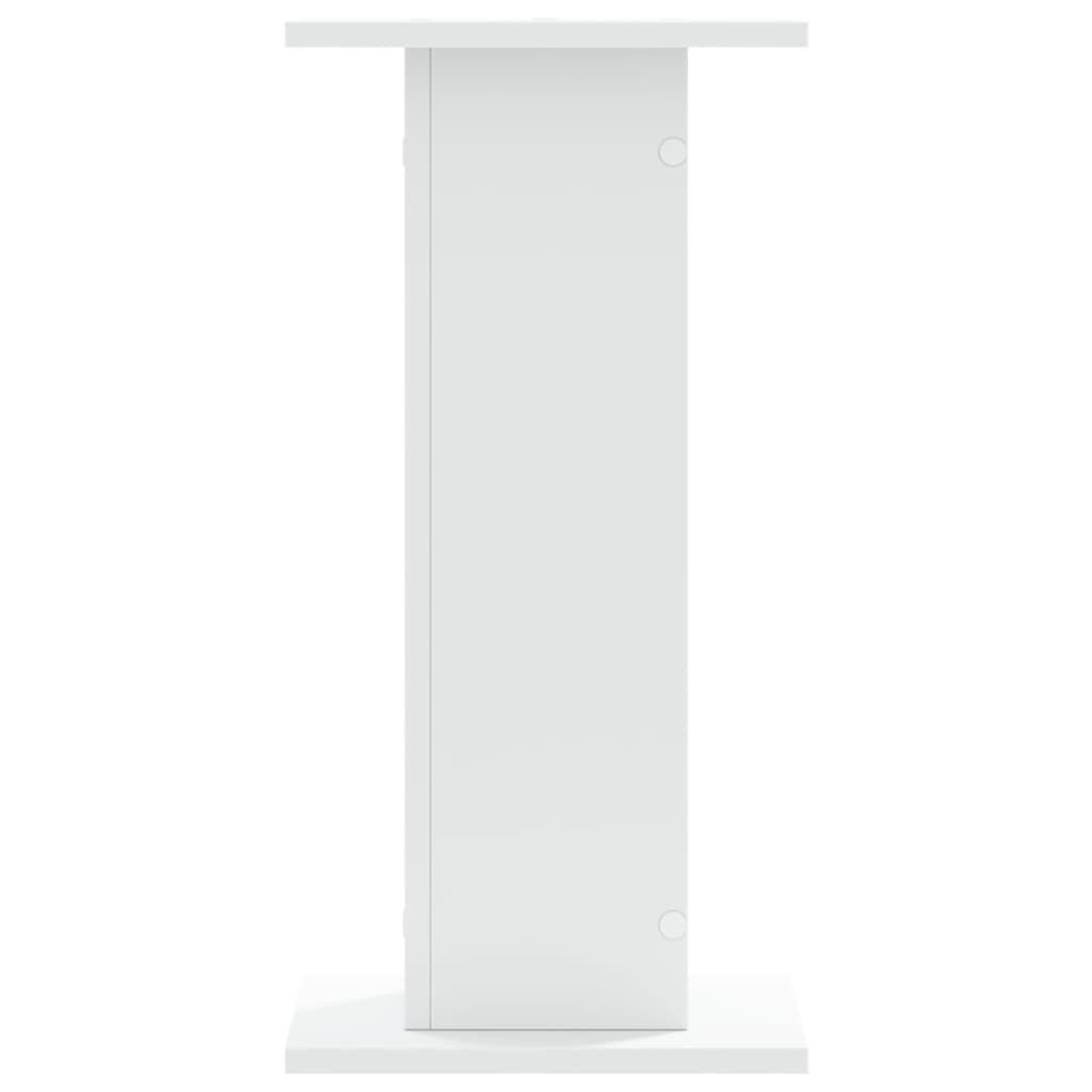 vidaXL Podstawki pod głośniki, 2 szt., białe, 30x30x60 cm