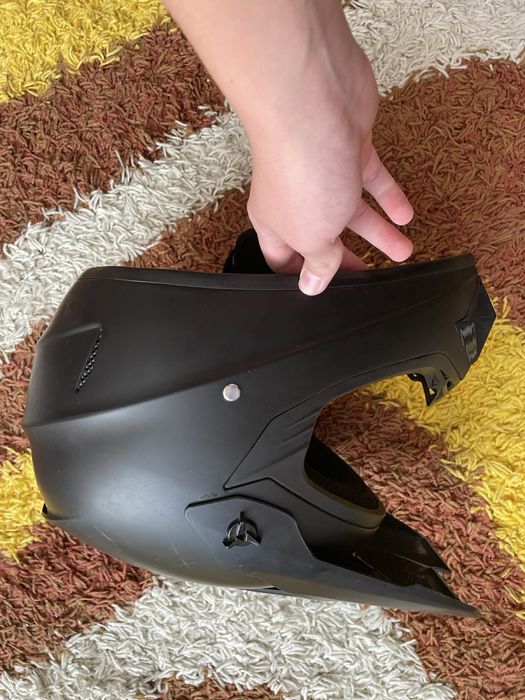 Шолом чорний фул фейс