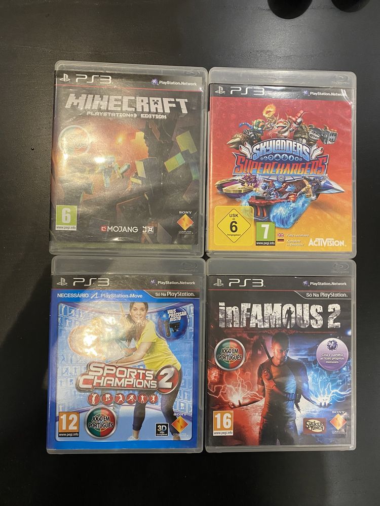 Ps3 slim + jogos e acessórios