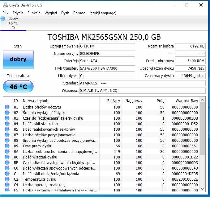 Laptop notebook Toshiba Satellite C660-12U, 3GB Ram, 250GB, Windows 10