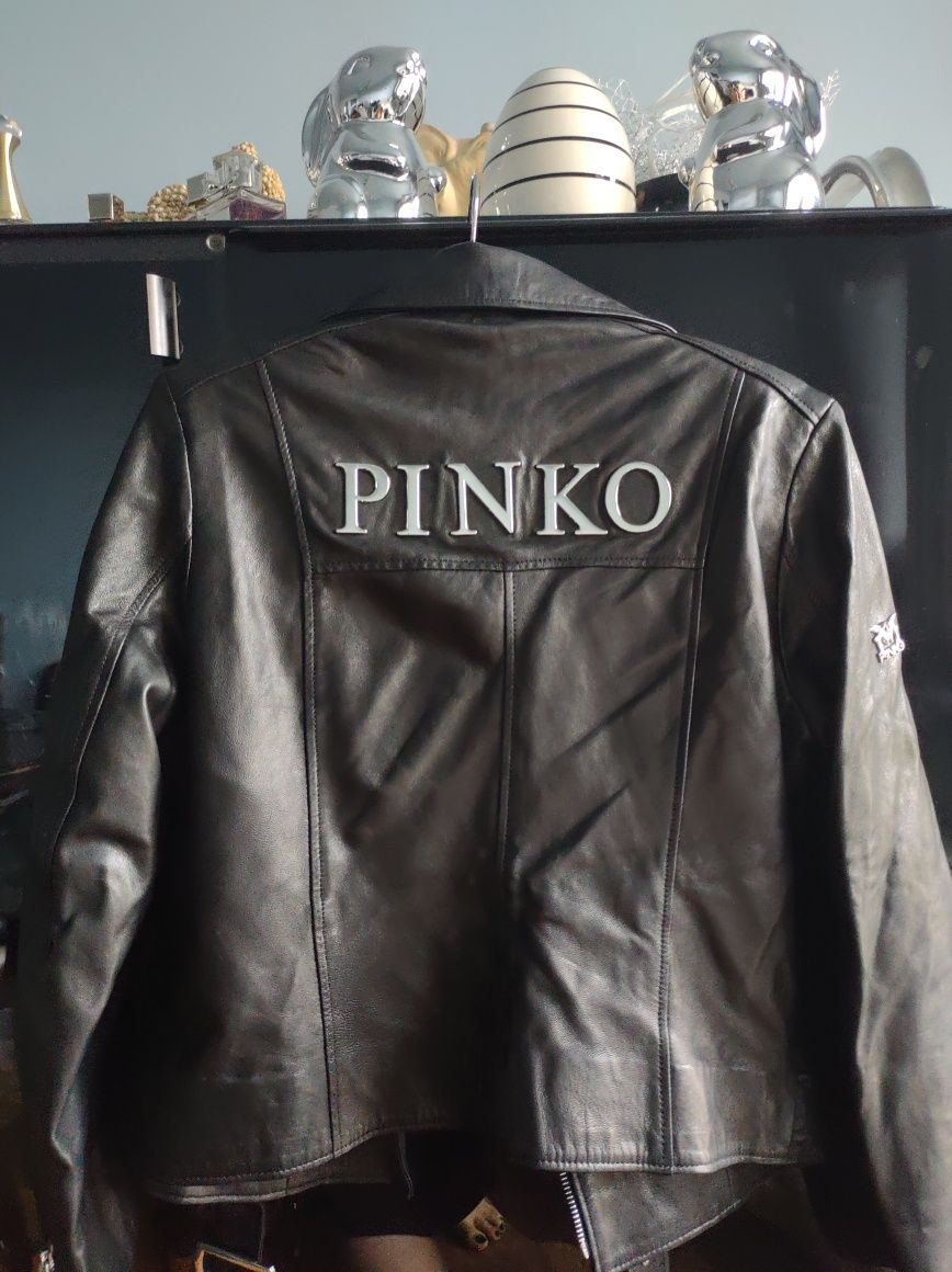 Ramoneska skórzana kurtka Pinko roz.40