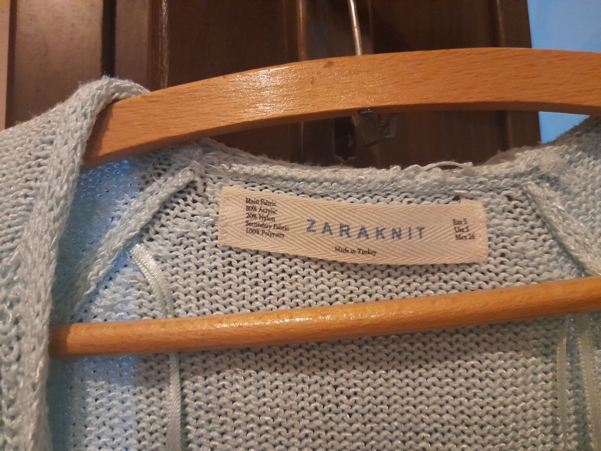 Sweterek na guziki Zara Knit 36 (S]
