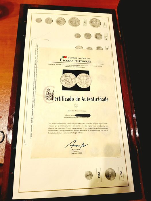 Colecção philae "grande história do escudo português".