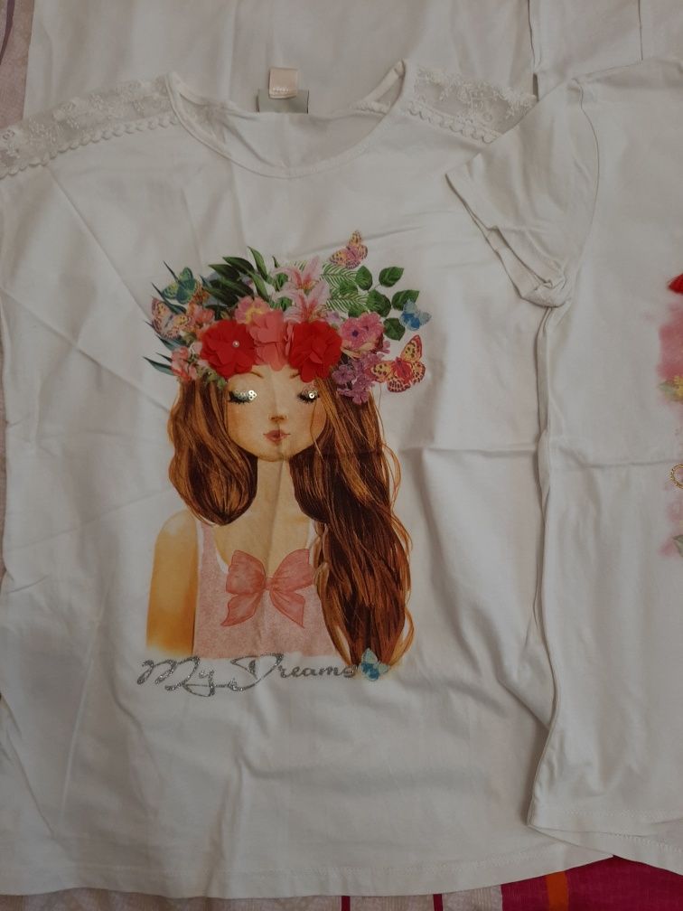 Продам красивые  футболки  LC Waikiki,Zara для девочки.