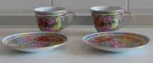Chávenas de chá em porcelana chinesa