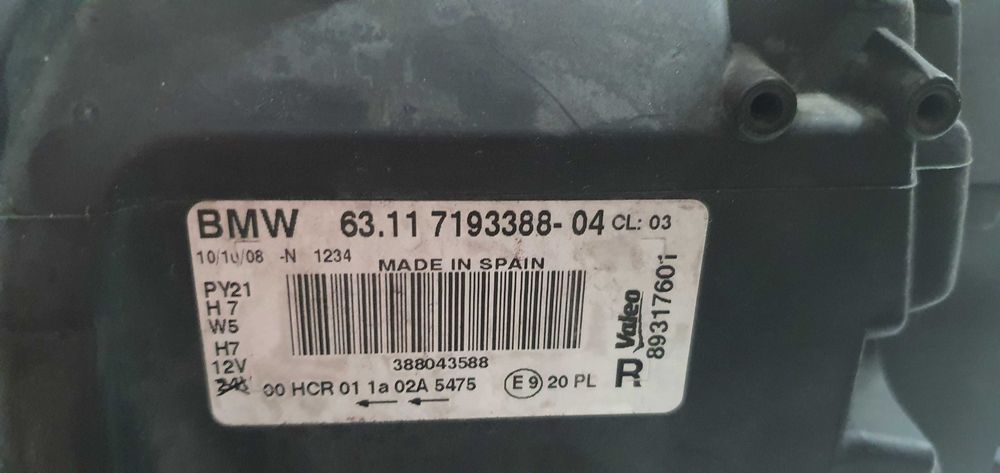 Ópticas Originais BMW Serie1 E87 - Pré LCI - Ano 05 até Ano 07