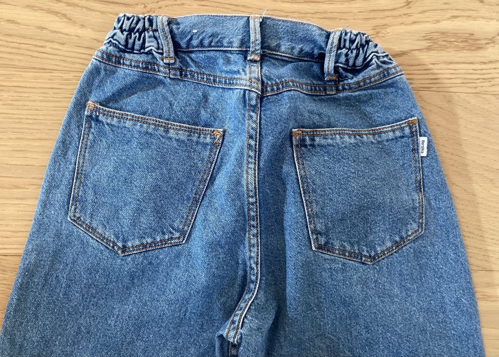 Spodnie jeansy szerokie balloon tapered Bershka r. 32