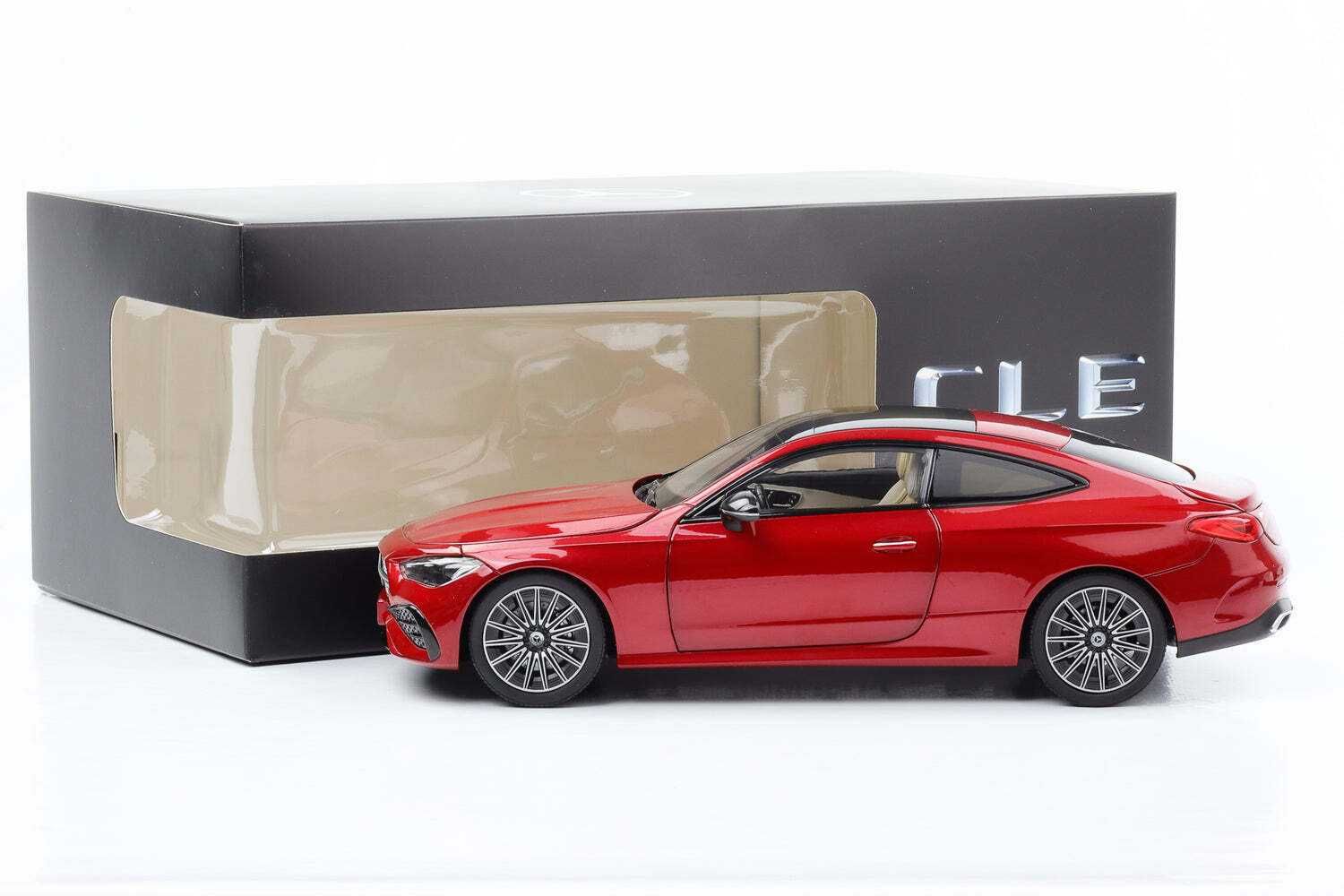 1:18 MERCEDES-BENZ CLE Coupe C236 patagonia red dilerski NOWY