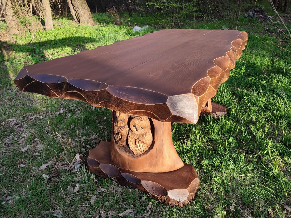 Стіл з масиву дерева, вироби з дерева
