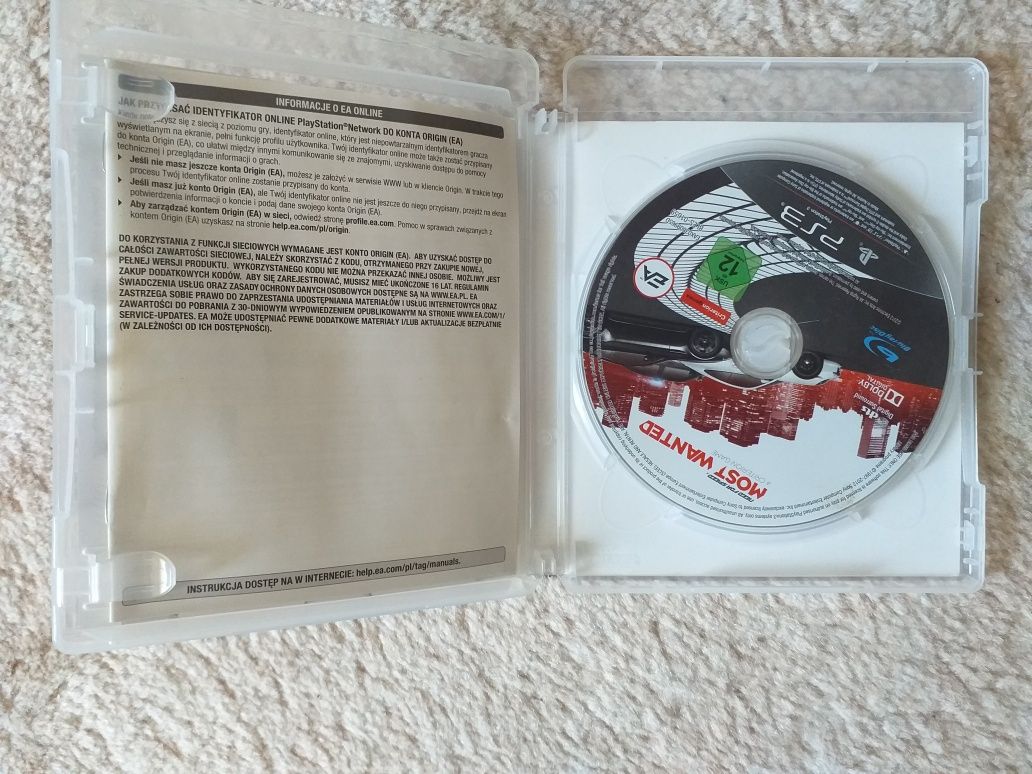 Need for Speed Most Wanted PL PS3 po polsku