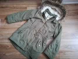 Kurtka zimowa H&M parka 10L 140cm