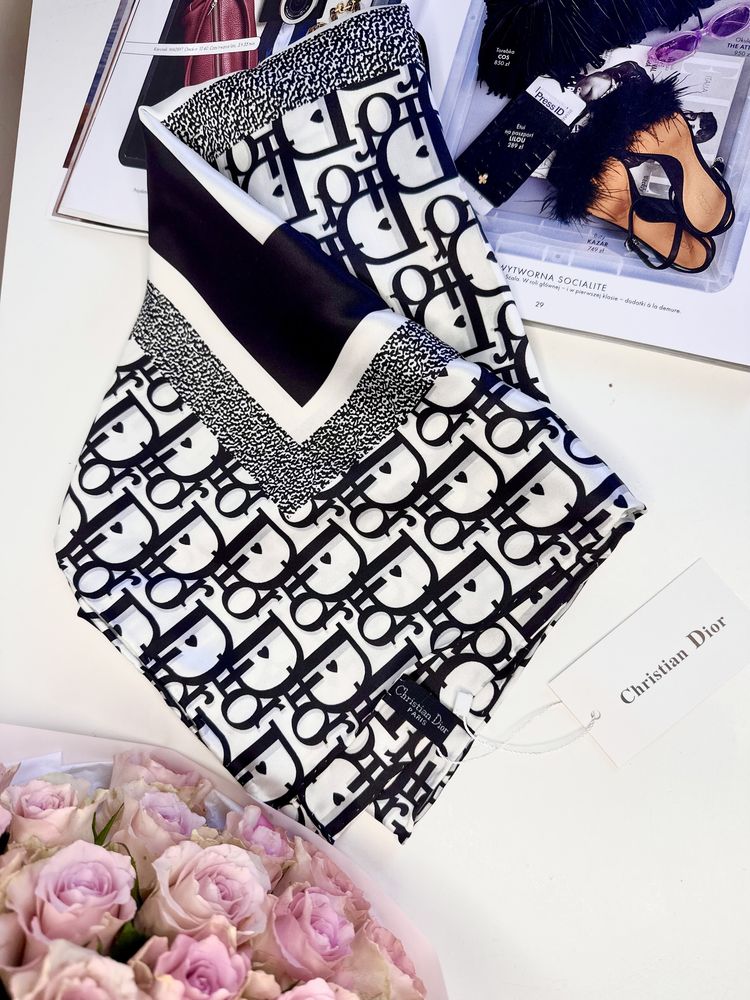 Stylowy popularny szalik,chusta w stylu Dior