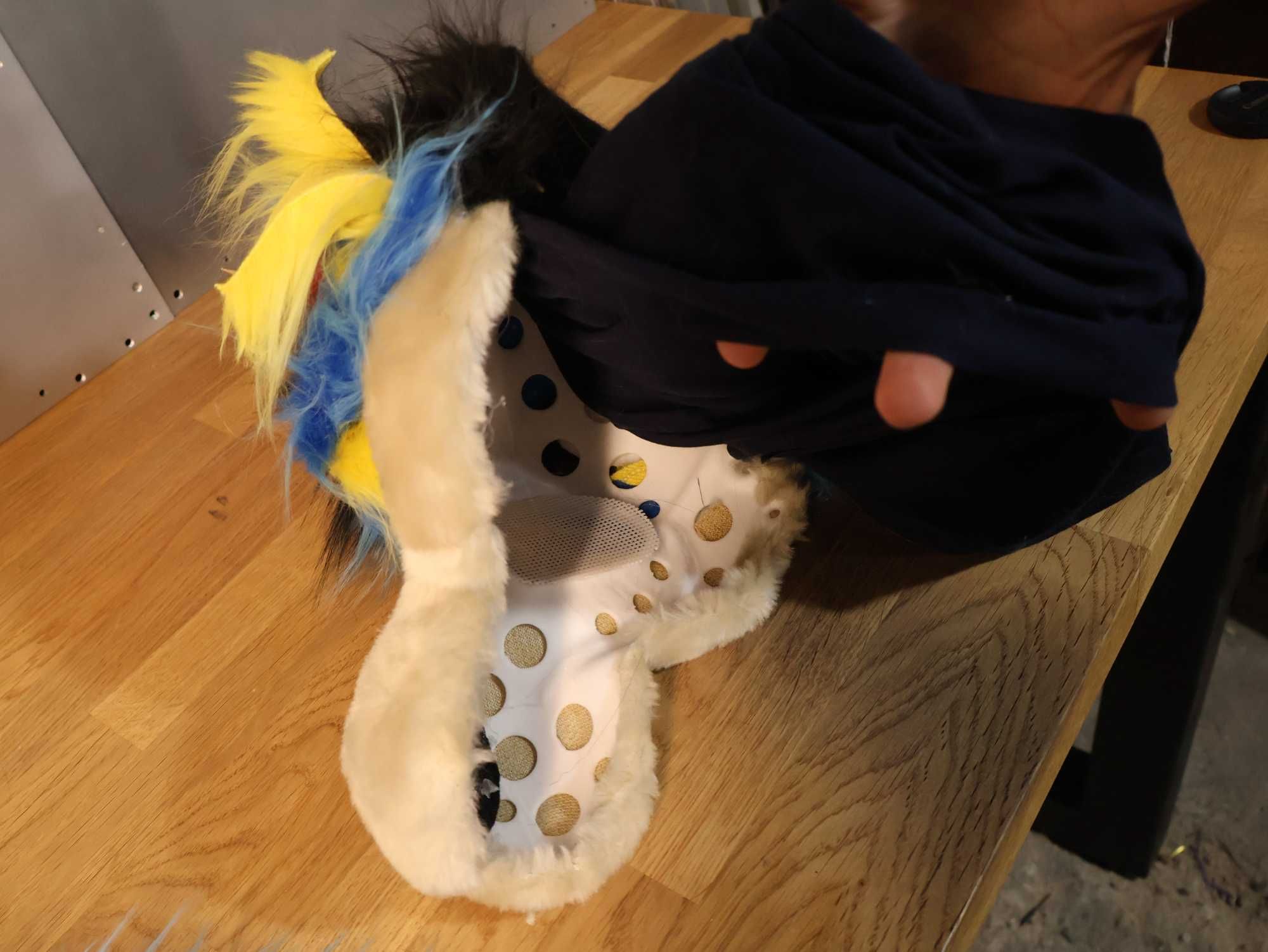 Maska Miś / Diabeł / Szatan Cosplay Fursiut Furry
