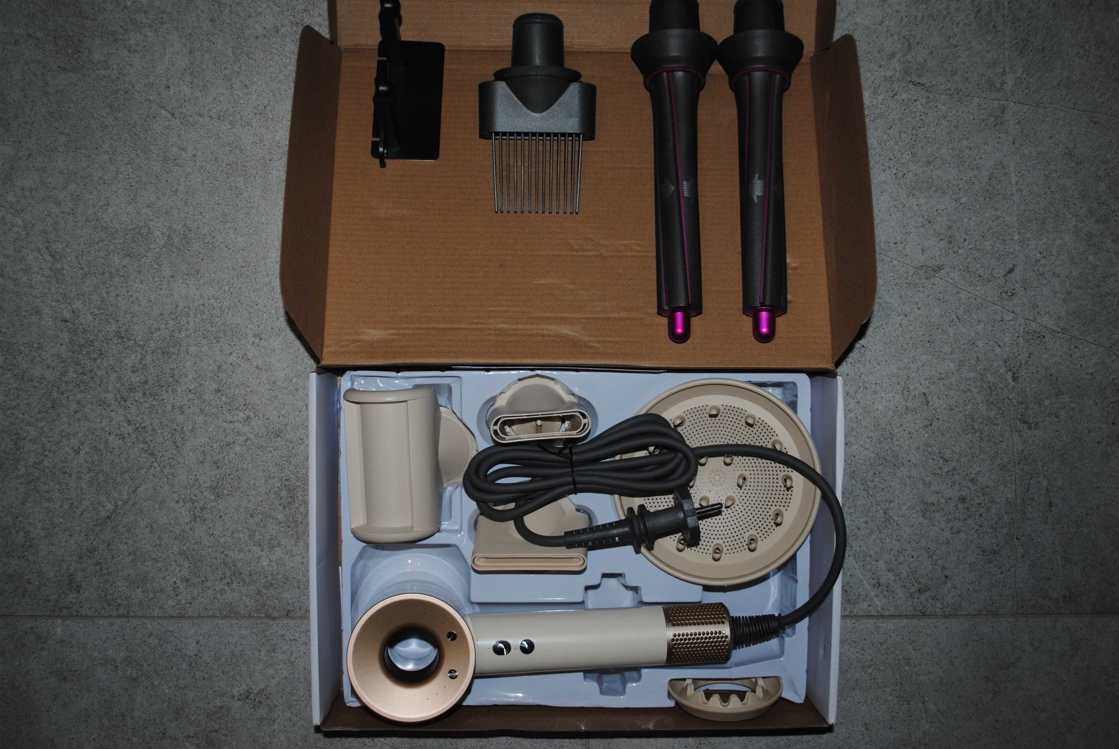 Nowa suszarka Leafless Hair Dryer jak DYSON duży zestaw