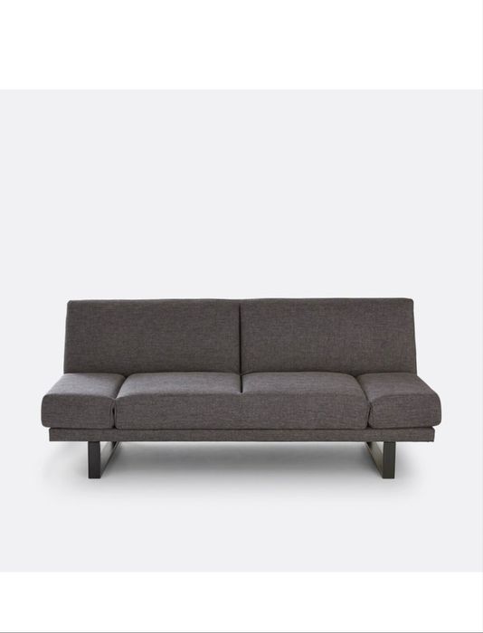 Sofa cama em tecido texturizado