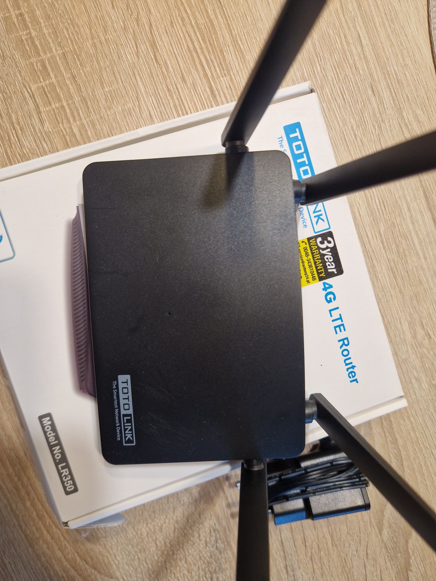 Router WiFi Totolink LR350 2,4GHz 4G LTE 3xRJ45 z modemem GSM na SIM