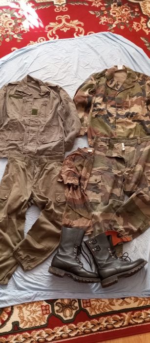 mundury polowe Legia cudzoziemska Mundur F1 i CCE buty rangery Francja