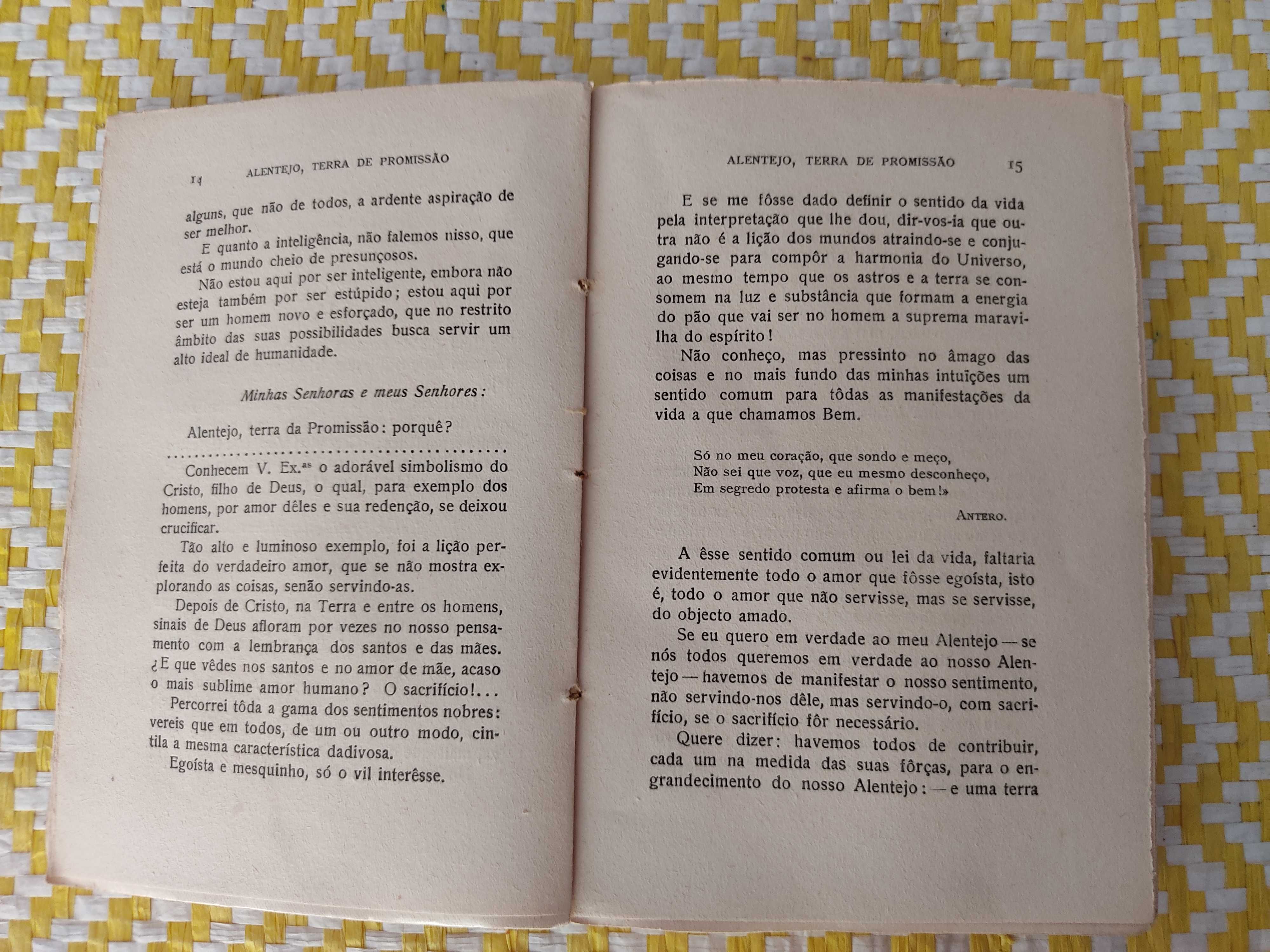 ALENTEJO, Terra De Promissão/Pensamento Agrário
 Mário De Castro