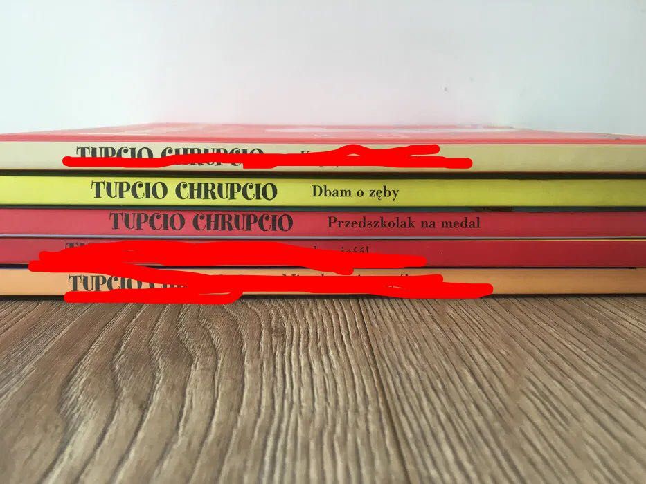 Książki z serii Tupcio Chrupcio