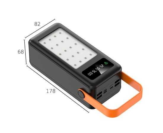 Power Box - корпус повербанку 21шт 18650 з ліхтарем