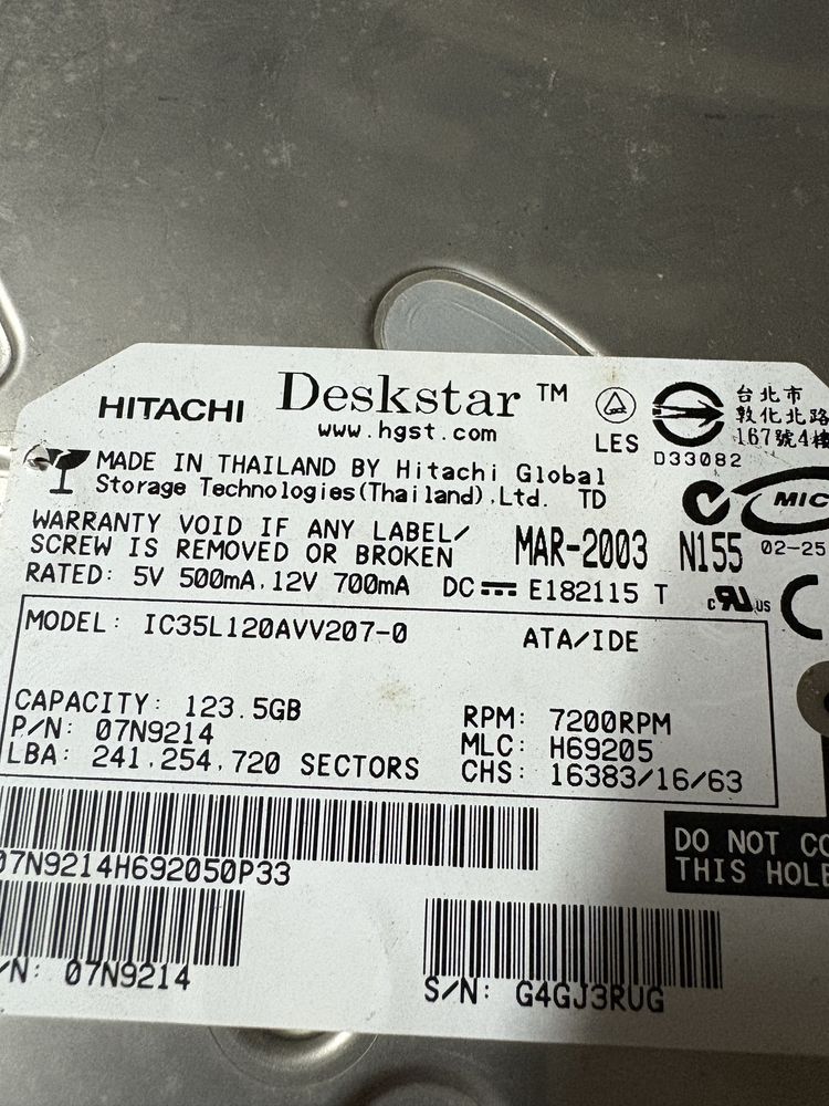 Disco IDE 3.5  varios tamanhos