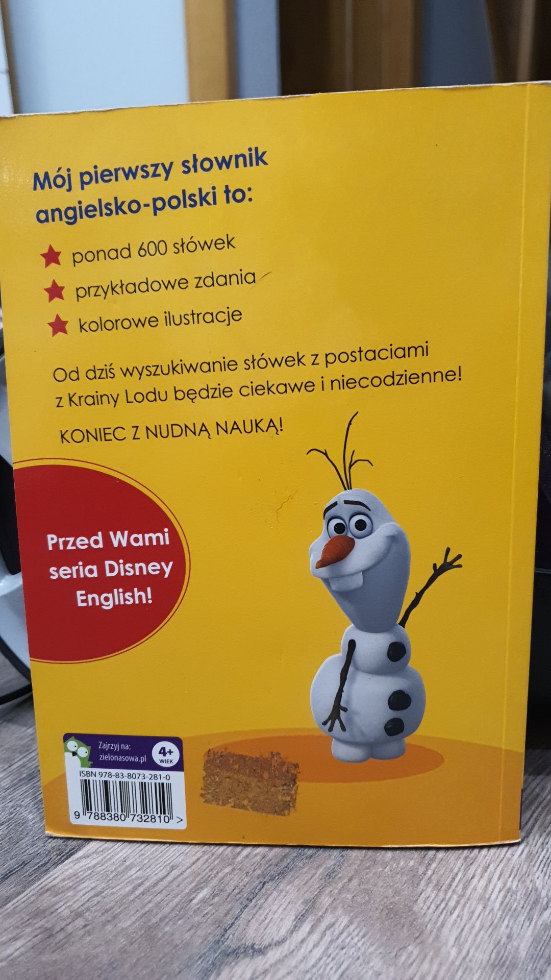 Mój pierwszy słownik angielsko - polski Kraina Lodu