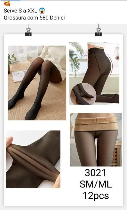 Meia calça de Senhora push up