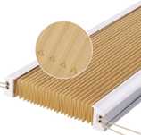 Roleta plisowana Eurohome 105x130 cm Beżowa, montaż Easyfix
