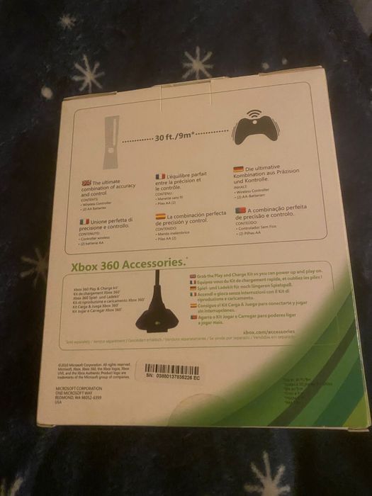 Nowy bezprzewodowy oryginalny pad Xbox 360 X360 Microsoft