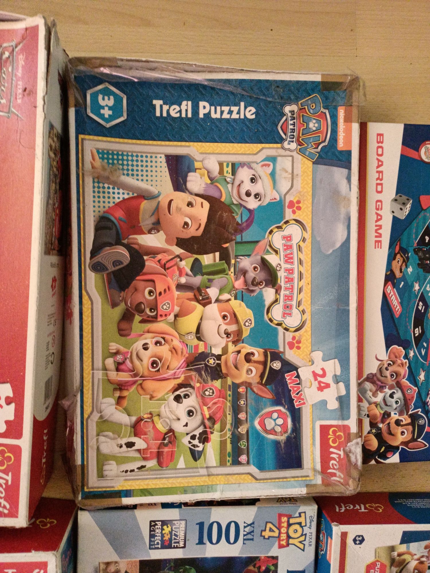 Puzzle psi patrol, zig zag, świnka pepa