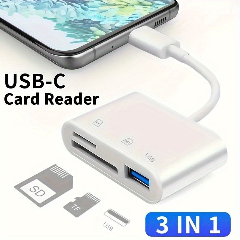 OTG TUPE-C картридер карта TF micro SD USB
