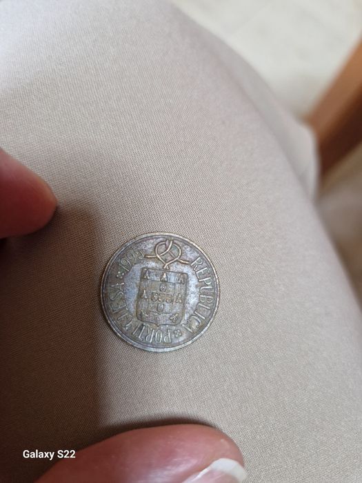 Moeda antiga 5 escudos 1995