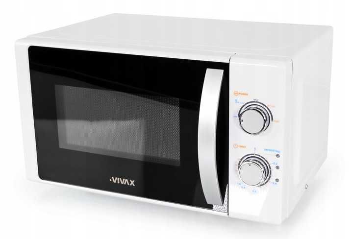 Kuchenka Mikrofalowa Mikrofalówka 20L 700W Biała 5 Mocy MWO-2078