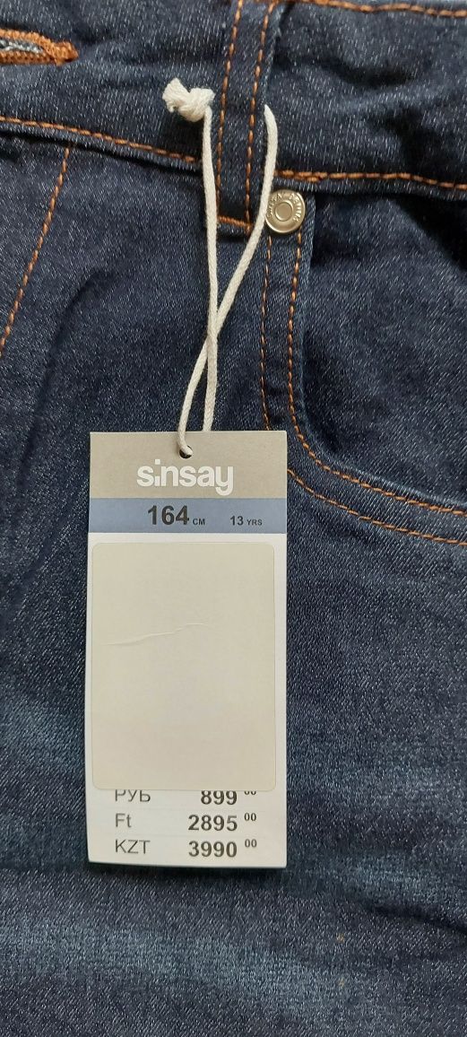 Spodnie jeansowe Sinsay 164 nowe!