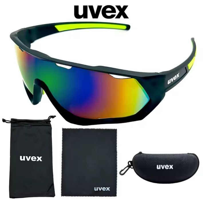 Okulary przeciwsłoneczne Uvex kolarskie wędkarskie filtr UV400