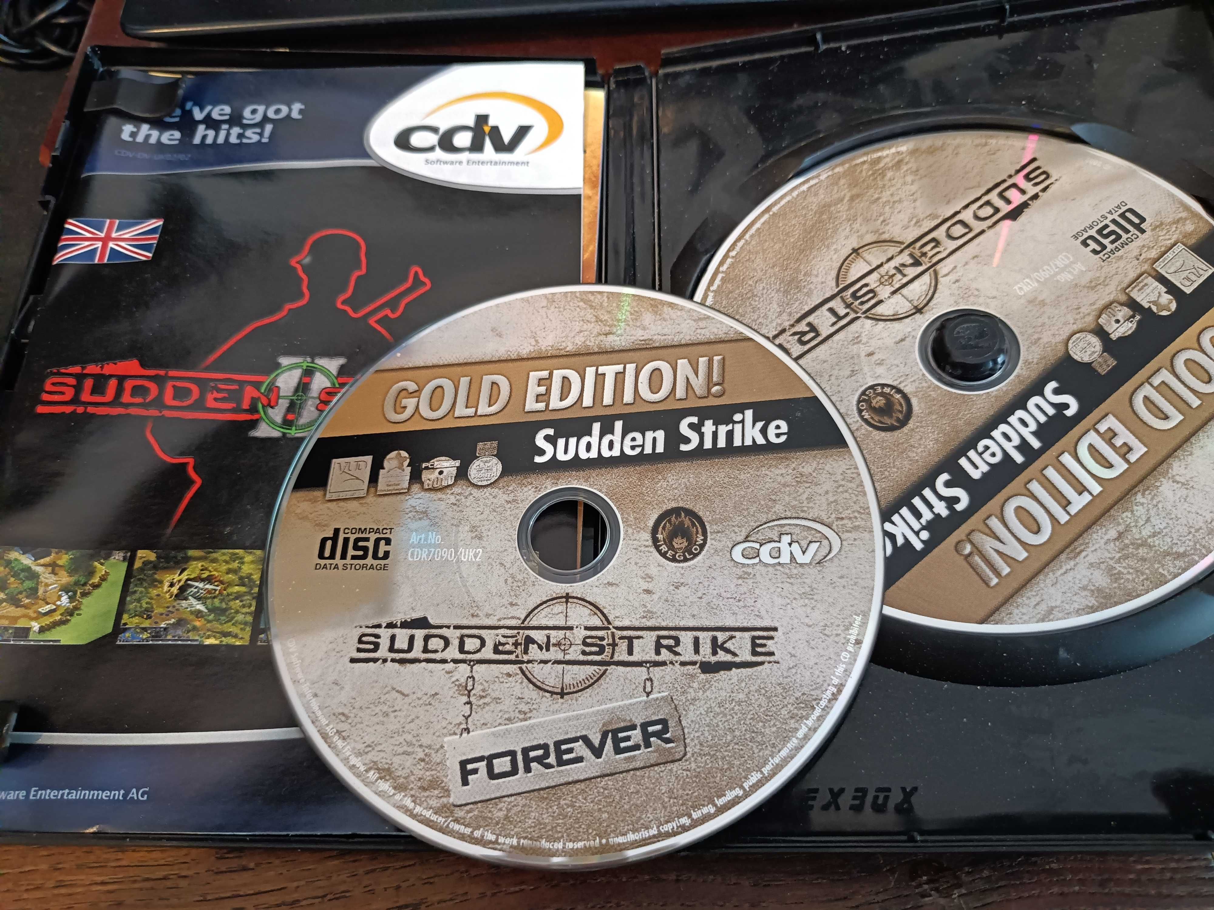Jogo PC sudden strike 2 CD e manuais.