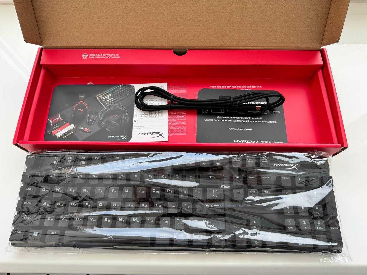 Механічна Клавіатура HyperX Alloy Origins (HX-KB6RDX-RU) Red switch