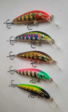 Woblery salmo minnow unikaty wobler